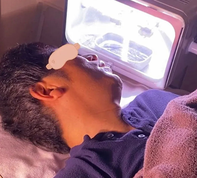 光線療法によるコンディション調整