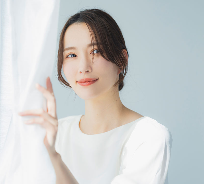 毛穴の黒ずみを洗浄しているイメージ